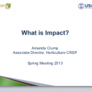 What is impact?